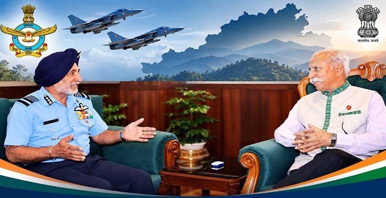 Eastern Air Command Chief Meets Arunachal Governor, Discusses Emergency Response and Air Connectivity﻿