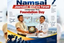 Namsai Journalist Welfare Forum Celebrates First Foundation Day