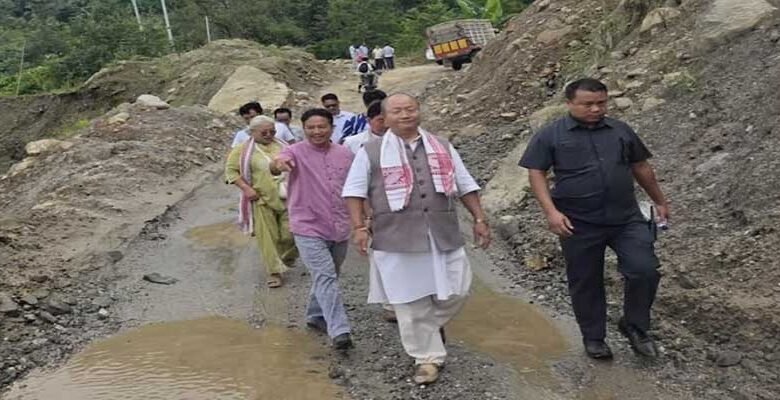 Tai Tagak Inspects Critical Road Blockpoints and Infrastructure Projects in Kra Daadi