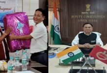 Upper Siang Officers Bid Farewell to DC Talo Jerang, Welcome Ashok Tajo﻿