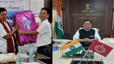 Upper Siang Officers Bid Farewell to DC Talo Jerang, Welcome Ashok Tajo﻿