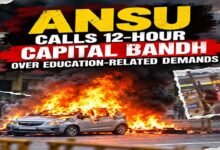 ANSU Calls 12-Hour Capital Bandh Over Education Related Demands