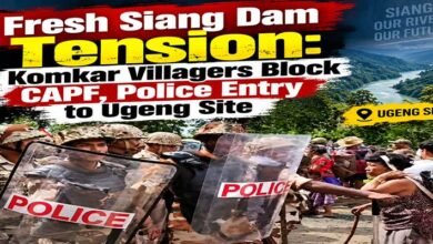 Fresh Siang Dam Tension: Komkar Villagers Block CAPF, Police Entry to Ugeng Site
