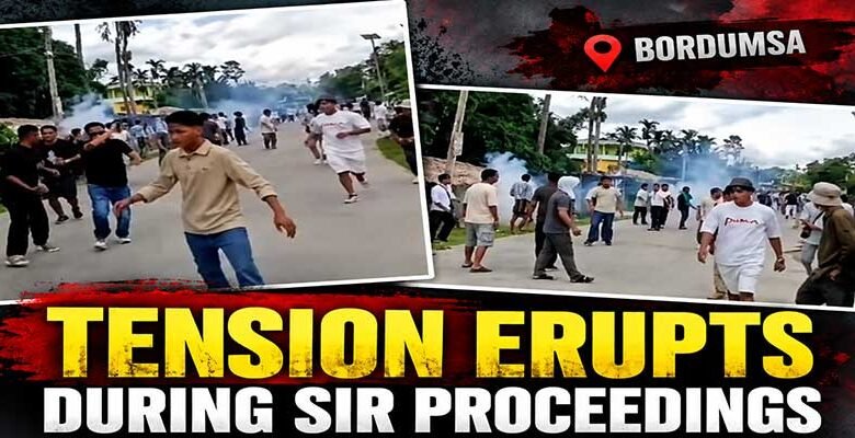 Tension Erupts During SIR Proceedings in Bordumsa, Injuries Reported