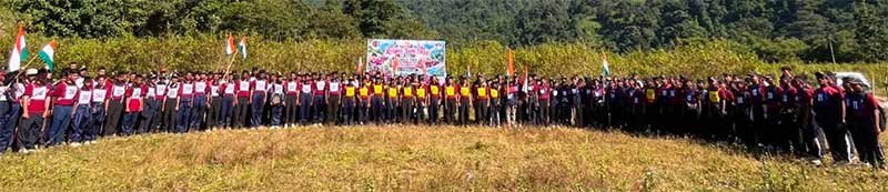 Arunachal: 550 NCC Cadets Explore Poma Hills on Fifth Day of Rising Sun Trek
