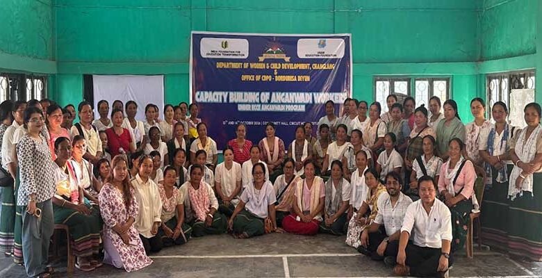 Anganwadi Workers Trained in Early Learning, Literacy and Child Development in Diyun