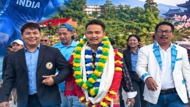 Arunachal Para-Athlete Boje Marbom Welcomed After Asian Para Games Participation﻿