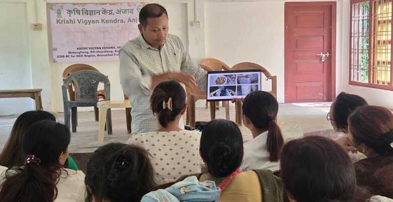 KVK Anjaw Trains 28 SHG Women in Oyster Mushroom Cultivation at Hawai