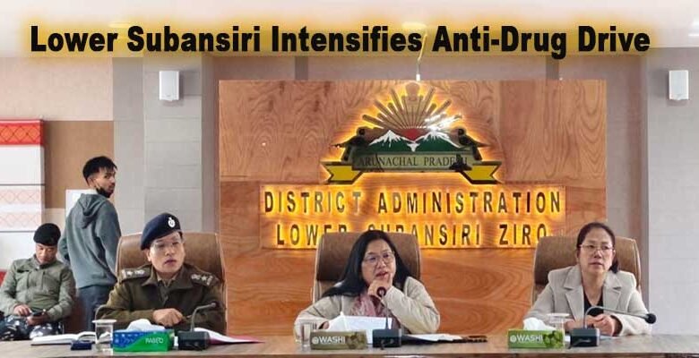 Lower Subansiri Intensifies Anti-Drug Drive, Calls for Stronger Community Participation