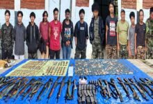 Manipur: 17 Arrested for Impersonating SoO Cadres at Sinai Camp; Huge Arms Seized