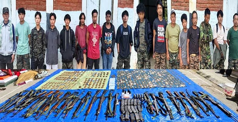 Manipur: 17 Arrested for Impersonating SoO Cadres at Sinai Camp; Huge Arms Seized