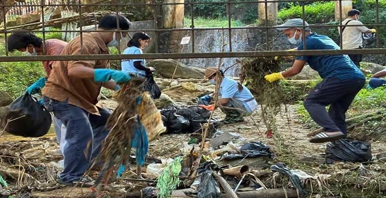 Over 2,000 Kg of Waste Removed from Yagamso River in Itanagar Clean-Up Drive﻿