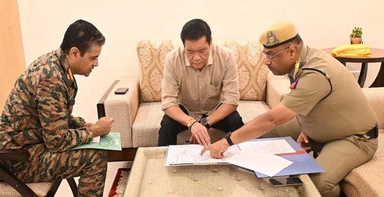 Pema Khandu Reviews BRO’s Strategic Connectivity Works in Arunachal Pradesh