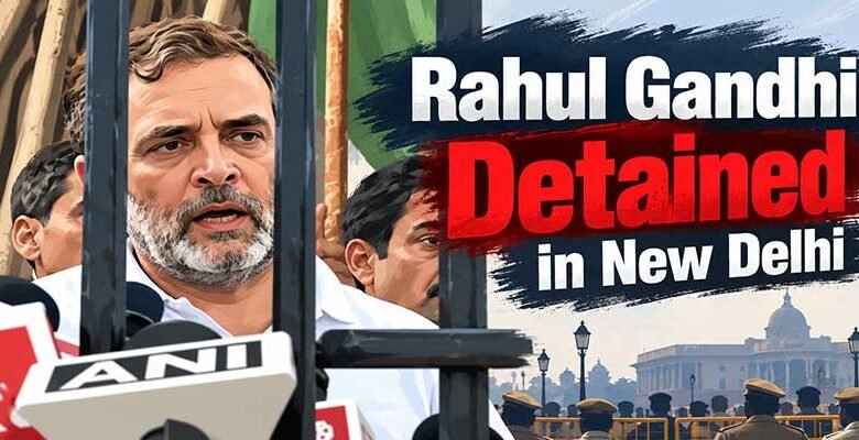 Rahul Gandhi, Priyanka Gandhi Among Opposition Leaders Detained in New Delhi