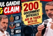 Rahul Gandhi Claims 200 ED, CBI and MEA Officials Are in Touch With Opposition