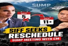 SIFF Asks Arunachal CM for More Time Before SUMP Talks