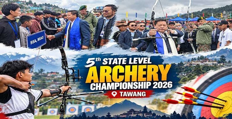 100 Archers, 13 Teams: Tawang Opens Five-Day State Archery Championship