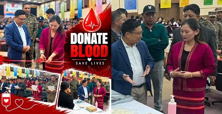 Voluntary Blood Donors Felicitated at National Blood Donation Day Event in Tawang﻿