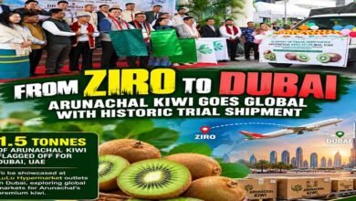 From Ziro to Dubai: Arunachal Flags Off 1.5-Tonne Kiwi Shipment