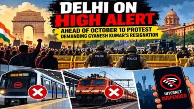Delhi on High Alert Ahead of October 10 Protest Demanding Gyanesh Kumar’s Resignation