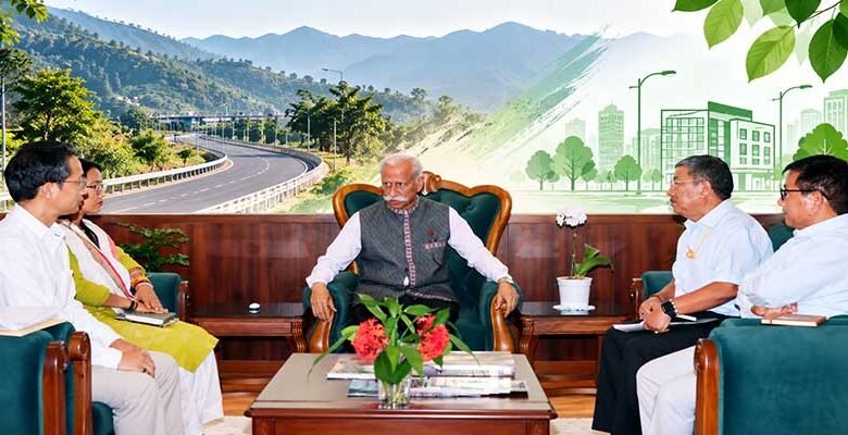 Governor Directs IMC, PWD to Ensure Better Roads, Cleanliness and Civic Amenities in Itanagar﻿