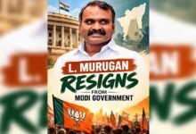 L. Murugan Resigns from Modi Government, Seeks to Return to Grassroots Politics﻿