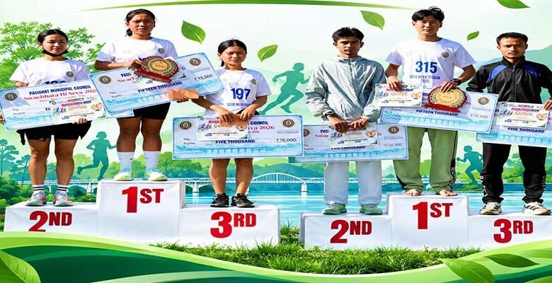 Pasighat Municipal Council Organises Marathon for a Cleaner, Greener City﻿