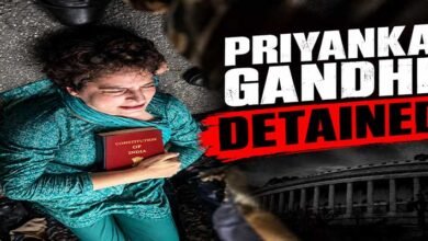 Priyanka Gandhi Detained Near Jantar Mantar During INDIA Bloc Protest