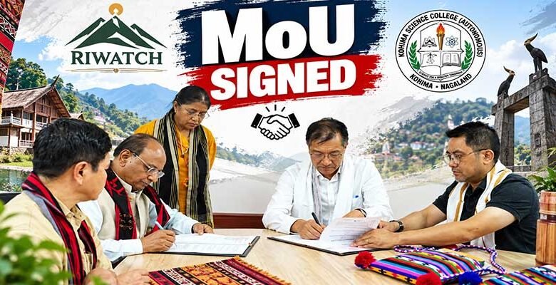RIWATCH, Kohima Science College Sign MoU to Promote Research and Cultural Preservation