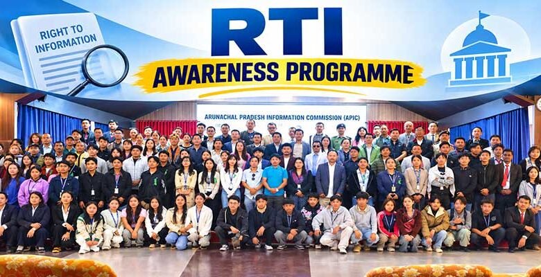 Ziro Students Learn How to File RTI Applications at Awareness Programme﻿